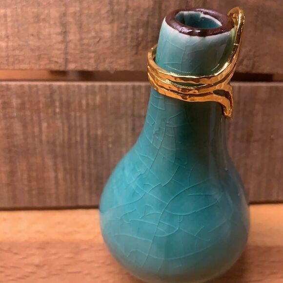 Hammered Brass Handmade Ring size 8 - Picture 2 of 8